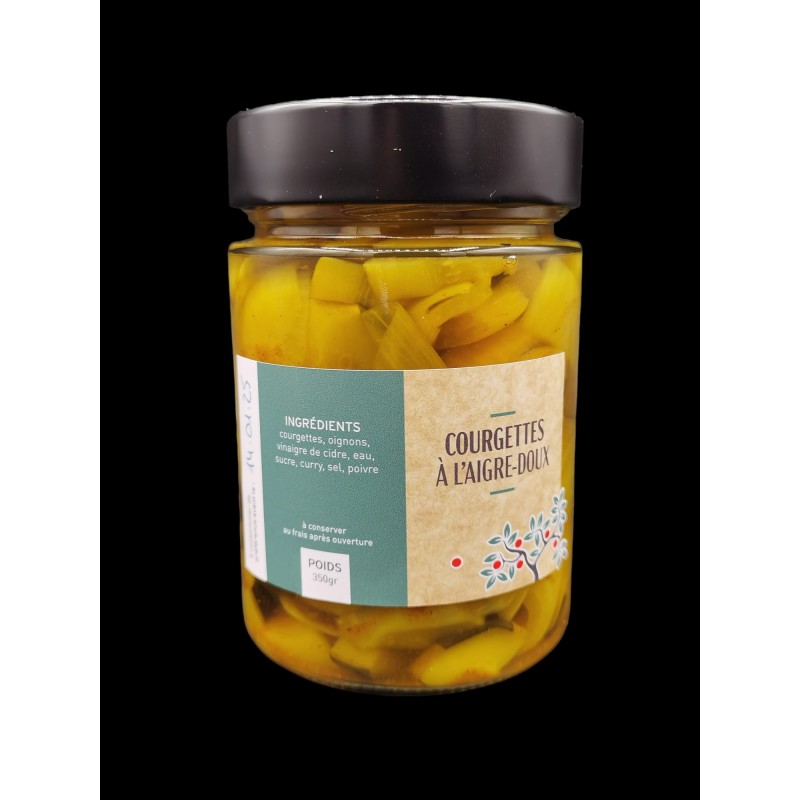 Courgettes à l'aigre doux