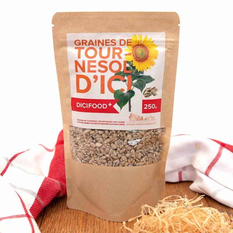Graines de tournesol décortiquées