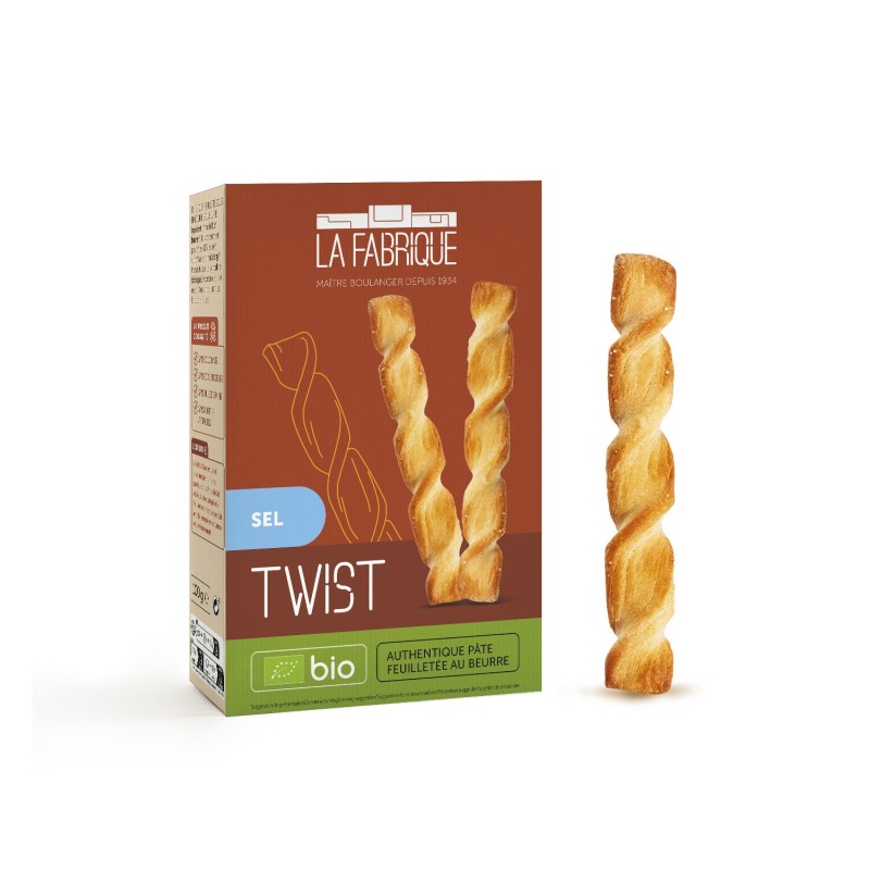 Twist beurre sel bio 100g  par 12 (2.42/pièce)