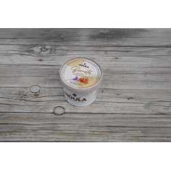 Burrata au safran...