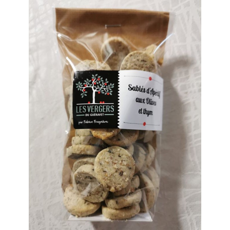 Sablés apéritif aux olives 120g