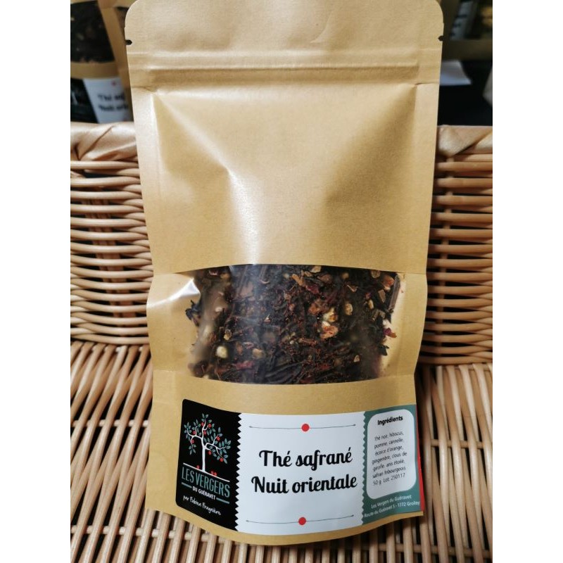 Thé au safran "nuit à l'orientale" 50g