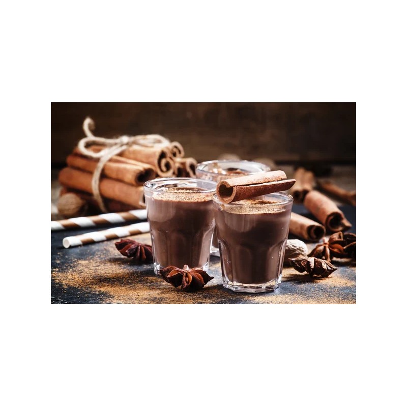 Mélange chocolat au lait pour chocolat chaud 125g