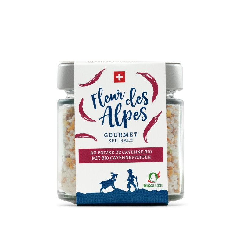 Fleur des Alpes au piment de cayenne 140 g