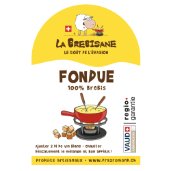 Fondue 100%brebis Vaud+...